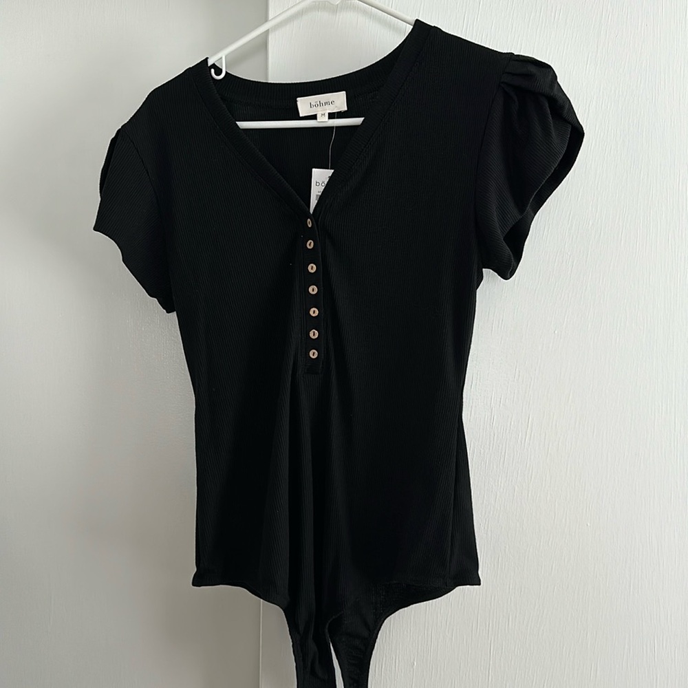 Henley bodysuit